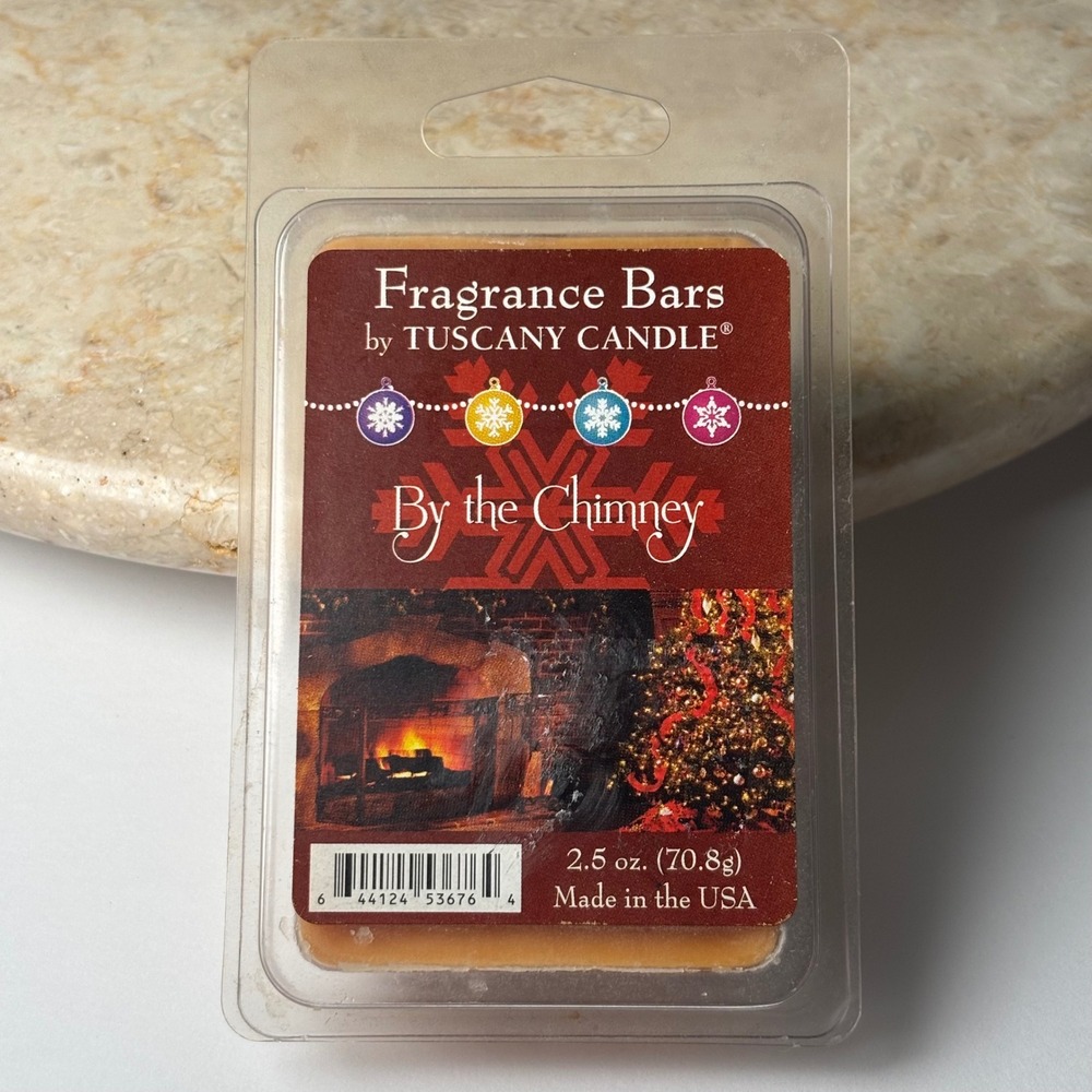 Tuscany Candle Fragrance Bars 2.5oz Orange By the Chimney Wax Melts 6-Cube‎ Pack